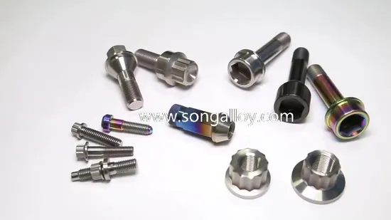 Titanium Screw for Bicycle Customized 