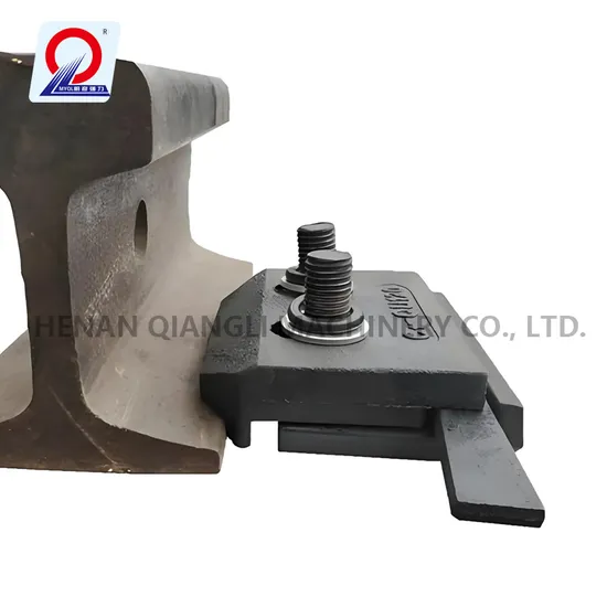 Railway Gauge Block for Rail Fastening System and Track Position Control 