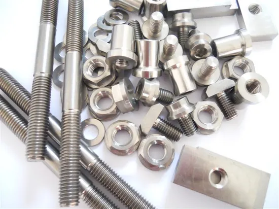 Titanium Bolts and Titanium Standard Parts Gr2 for Heat Exchanger 